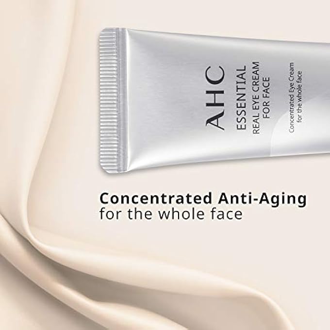 AHC AESTHETIC HYDRATION COSMETICS FACIAL MOISTURIZER ESSENTIAL EYE CREAM FOR FACE ANTIAGING HYDRATING KOREAN SKINCARE OZ, 0.33 OUNCE - Image 2